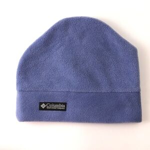Columbia Light Blue Retro Shape Fleece Winter Hat Youth Small Medium